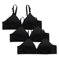 thumbnail image 1 of BSDJILFG 3 Pack Minimizer Bras for Women Full Coverage Triangle Cups Plus Size Wireless Bra Soft Ultra Thin Padded Quick Drying Juniors Bra ,M-3XL, 1 of 1