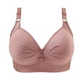 thumbnail image 1 of BSDJILFG 36c Bras for Women, Women's Printing Gathered Together Large Size Daily Bra Underwear No Rims, Binder Bra, 1 of 4