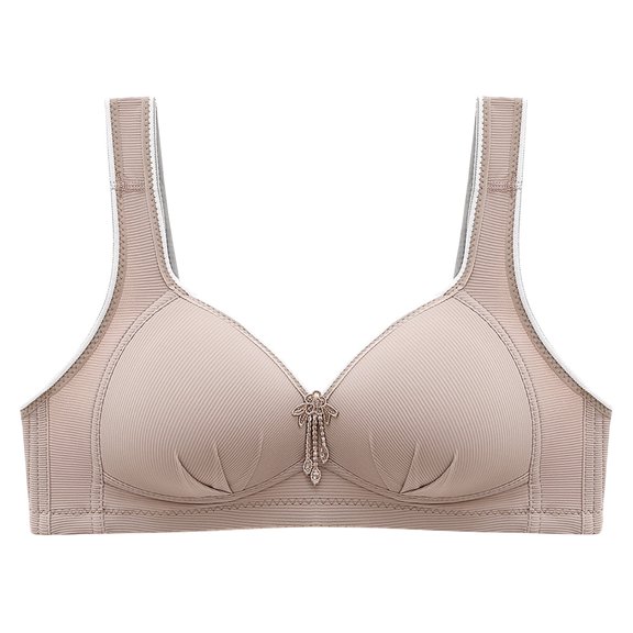 BSDJILFG 50% Daisy Bra, Women's Printing Gathered Together Daily Bra Underwear No Rims, Girls Sports Bras