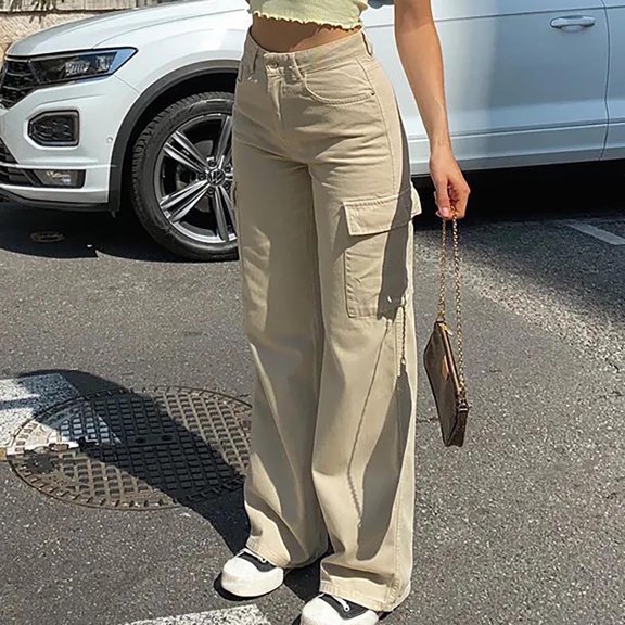 BSDJILFG 50% ,Jeans for Women High Rise Spring And Summer Casual Straight Leg Jeans Full Length Streetwear Pants Campus Style School Collage Looks