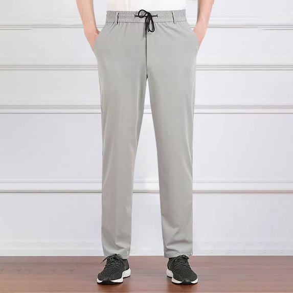 BSDJILFG 50% Clearance Off,Straight Leg Pants for Women Relaxed Fit Stretch Slim Fit Dress Pants Summer Casual Solid Color Belt Cotton Trouser 31-38