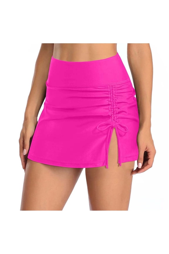 50% Women's Tie Side Bikini Bottom Ruched Drawstring High Waisted Swim Bottoms Christmas Gifts