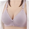 thumbnail image 1 of BSDJILFG 50% Clearance Off Teen Bras, Women's And Women's Steel Ring Free Gathering Comfortable Breathable Front Button Underwear Daily Bra, Front Closure Bras, 1 of 3