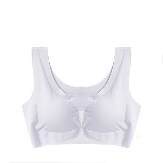 BSDJILFG 50% Sports Bars for Women, Women's Mind Sleep Underwear Plus Big-Size Comfort Sports Vest Bra Without Steel, Compression Bra