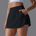 thumbnail image 1 of BSDJILFG Athletic Shorts for Women Tummy Control Yoga Shorts Quick Dry Work Tennis Skort for Women Breathable Seamless Shorts S-XL, 1 of 2