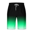thumbnail image 1 of BSDJILFG Big and Tall Board Shorts for Men Summer Casual Gradient Graphic Shorts for Men Elastic Waist Beach Shorts with Pockets Swimwear Bathing Suit Swimsuits S-6XL, 1 of 3