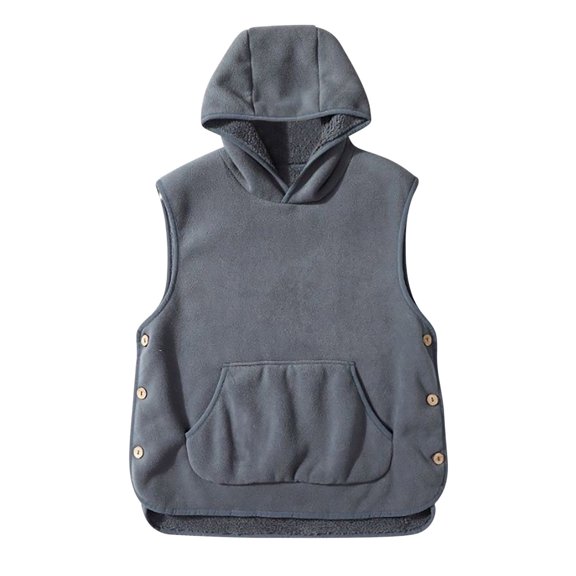 BSDJILFG Big and Tall Mens Fleece Vests Fall Clothes 2025 Vintage Raglan Tees Warm Fuzzy Pullover for Outdoors Gym Workout