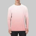thumbnail image 1 of BSDJILFG Big and Tall Shirt for Men Long Sleeve Graphic T-Shirt Loose Crewneck Gradient Color Lounge Undershirts,Sizes S-5XL, 1 of 5