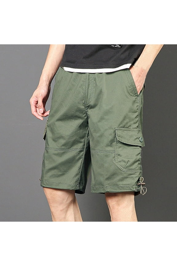 Big and Tall Shorts for Men Casual Cargo Carpenter CottShorts Straight Leg Zipper Pockets,sizes L-5XL