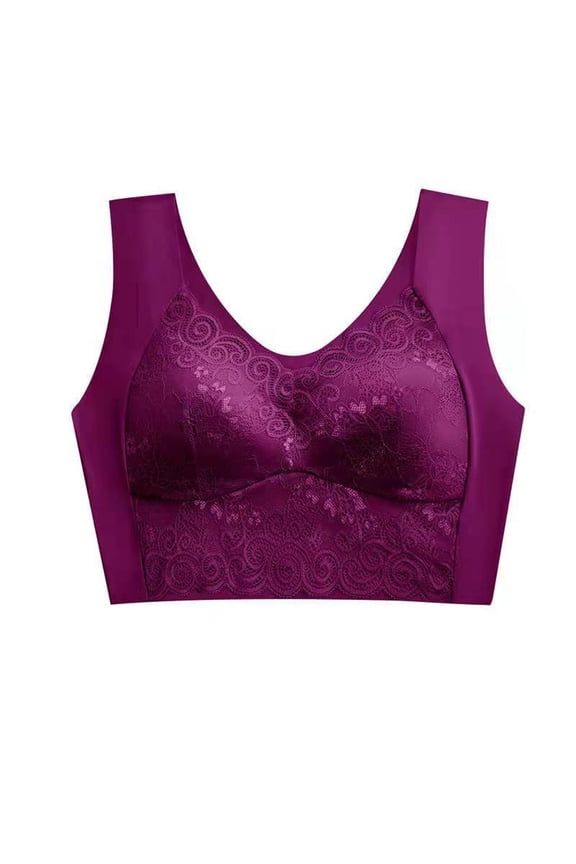 Bralette for Women Plus Size Sports Bra Full Coverage Soft Padded Wide Straps Support Everyday Bra,M-5XL