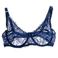 thumbnail image 1 of BSDJILFG Bras for Women Lace Push Up Wire Free See Through Comfort Sexy Bras, Sizes S-XL, Summer, 1 of 3