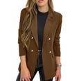 thumbnail image 1 of BSDJILFG Business Casual Blazers for Women Fall Trendy Long Sleeve Notched Collar Corporate Outfits for Office Workwear, 1 of 6