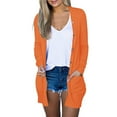 thumbnail image 1 of BSDJILFG Cover Ups for Women Spring Summer Cardigans Open Front Lightweight Breathable Long Sleeve Loose Fit Solid Color Shirts, 1 of 5