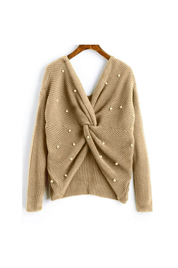 Crewneck Sweatshirts Women Winter V Neck Graphic Pullover Tops Long Cardigan Jackets Loose Fit Knitted Tops Fall Rollbacks,S-XL