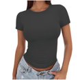 thumbnail image 1 of BSDJILFG Crop Tops for Women Graphic Tee Y2K Trendy Shirts for Juniors Short Sleeve Crewneck Streetwear, 1 of 5