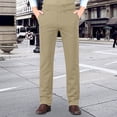 thumbnail image 1 of BSDJILFG Dress Pants for Men Big and Tall Relaxation Business Casual Pants Wrinkle Free Business Casual Trouser with Pockets,29-40, 1 of 6