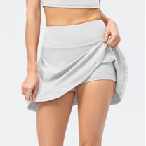 BSDJILFG Golf Skirts for Women Athletic Tennis Skirt Summer Moisture Wicking Stretch Fit Yoga Biker Skort with Bottom