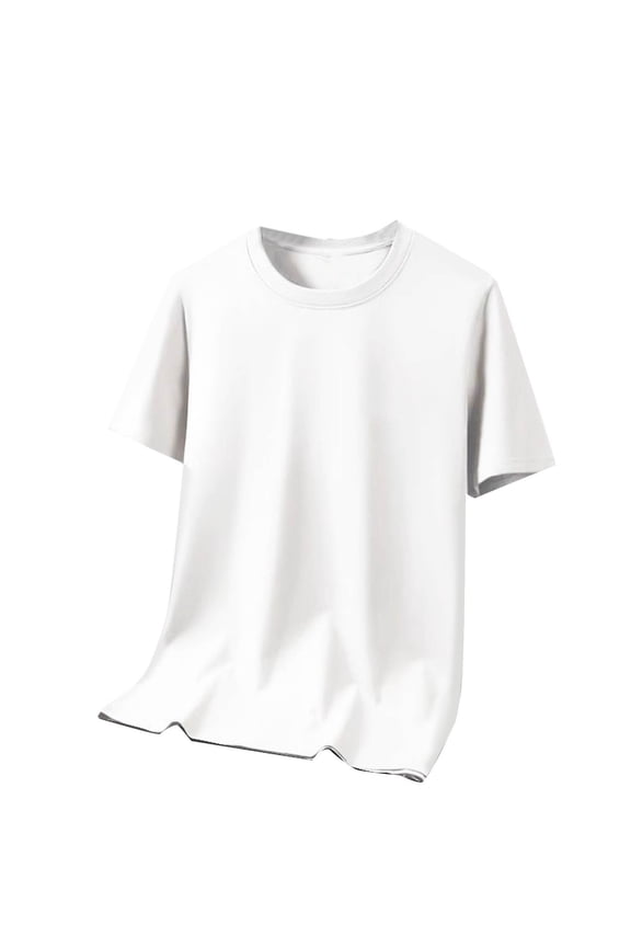 Juniors Plus Size T-Shirts Summer Basic Tees Breathable Lightweight Short Sleeve Crewneck Layering Shirts