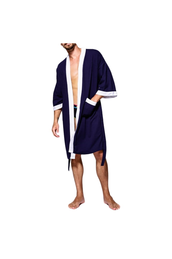 Lounge Sets for Men Plus Size Waffle Robes Winter Warm Loose Cardigan Couples Bathrobe Long Nightgown Sleepwear Beachwear