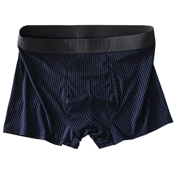 BSDJILFG Men Boxer Briefs Seamless Underwear Big and Tall Casual Boyshort Soft Stretch Comfy Solid Color Briefs L-4XL