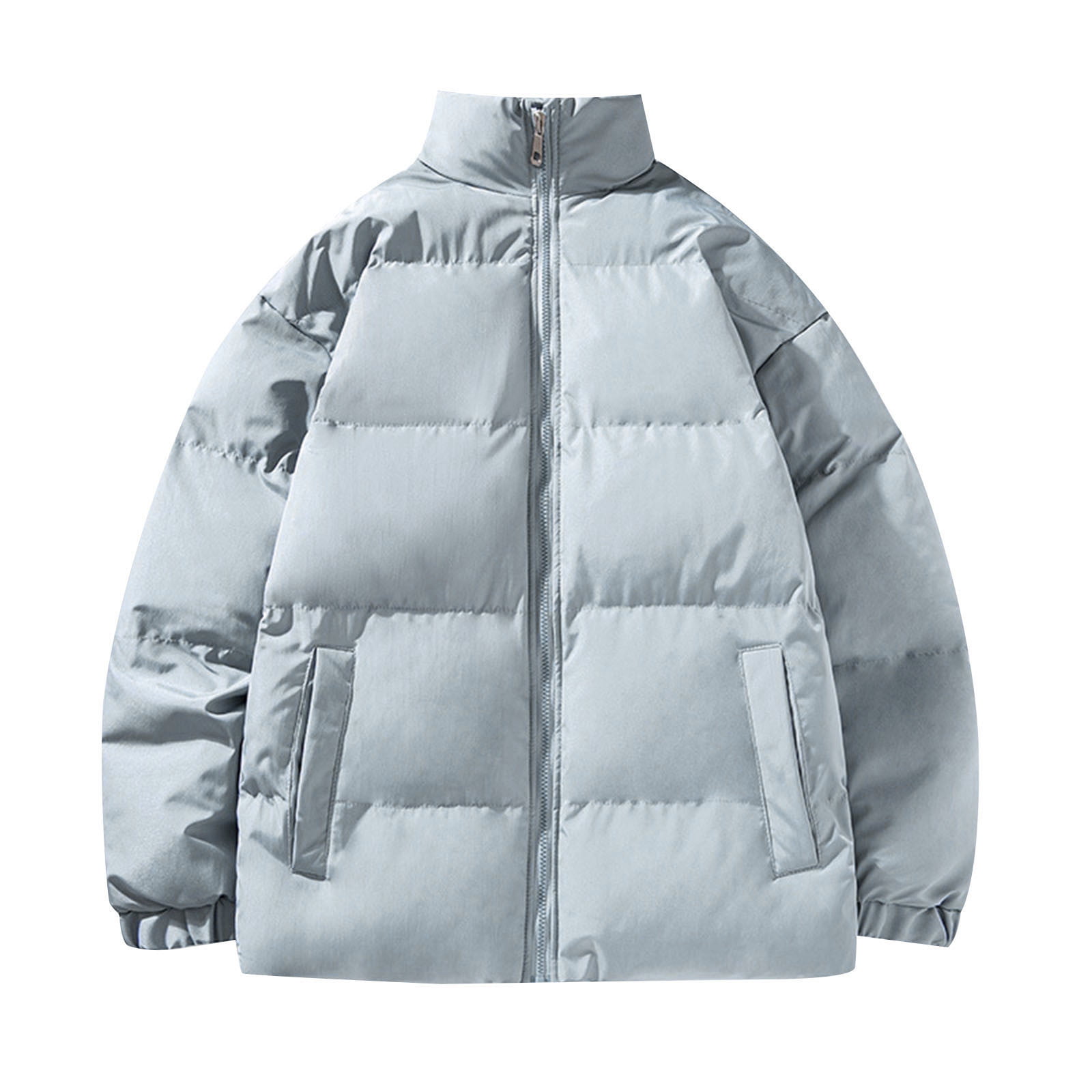 Men's Full Size Padded Winter Warm Puffer Jacket Plus Size