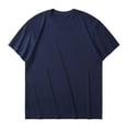 thumbnail image 1 of BSDJILFG Mens Basic T-Shirts Summer Crewneck Tee Casual Short Sleeve Raglan Tee Pullover Pajama Shirts, 1 of 3