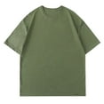 thumbnail image 1 of BSDJILFG Mens Basic T-Shirts Summer Crewneck Tee Casual Short Sleeve Raglan Tee Pullover Pajama Shirts, 1 of 3