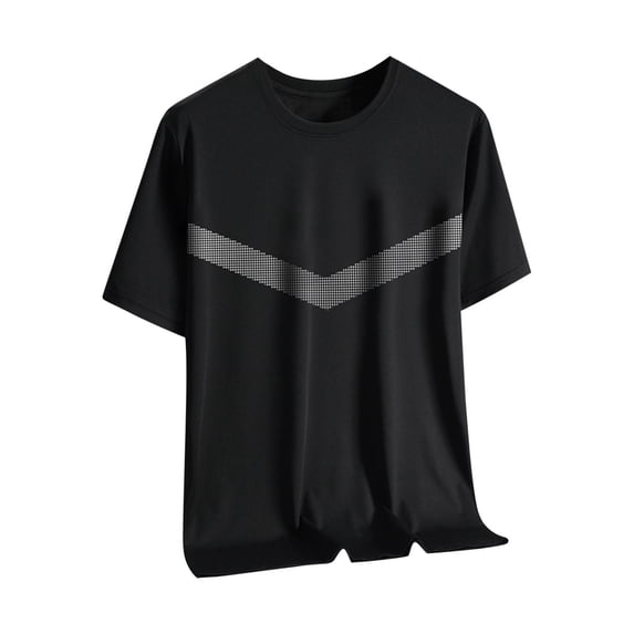 BSDJILFG Mens Cooling T-Shirts for Summer,Lightweight Short Sleeve UPF50+ Sun Shirts,Moisture Wicking Crewneck T-Shirts for Hiking Running