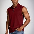thumbnail image 1 of BSDJILFG Mens Workout Tank Tops with Collar,Summer Breathable Sleeveless Golf Shirts,Athletic Casual Quick Drying Gym Shirts, 1 of 8