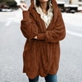 thumbnail image 2 of TIMIFIS Plus Size Women's Chunky Knit Cardigan Coat - Hooded Winter Jacket With Pockets, Long Warm Outerwear (S-5XL) 2 of 12