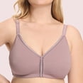 thumbnail image 1 of BSDJILFG Plus Size Bras for Women Casual Seamless Full Figure Bras Wire-Free Ice Silk Stretchable Soft Ultra Thin Cups Everyday Bras for Older Women ,M-4XL, 1 of 5