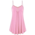 thumbnail image 1 of BSDJILFG Plus Size Pajama Tops for Women Summer Casual Pleated Camisole Sleeveless Tank Spaghetti Strap Top Comfortable Sleepwear Shirts ,S-5XL, 1 of 2