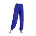 thumbnail image 1 of BSDJILFG Plus Size Pants for Women Casual Palazzo Long Pants Solid Color Workout Jogger Pants S-3XL, 1 of 3
