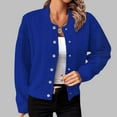 thumbnail image 1 of BSDJILFG Ribbed Knit Cardigan for Women Long Sleeve Fall Jackets 2025 Dressy Buckle Down Lightweight Crewneck Outerwear ,Sizes S-3XL, 1 of 8
