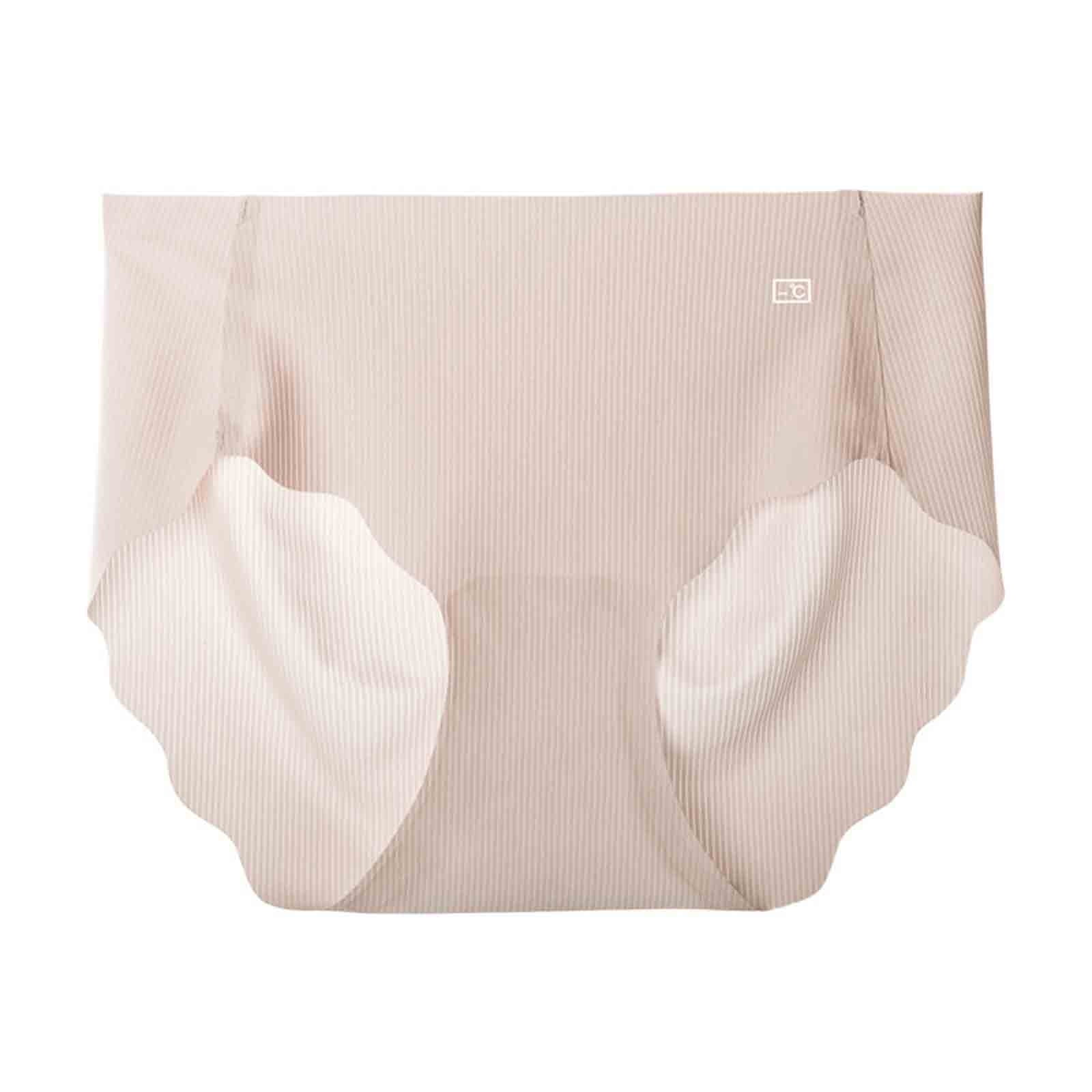 BSDJILFG Seamless Panties for Women Ice Silk Seamless Underwear