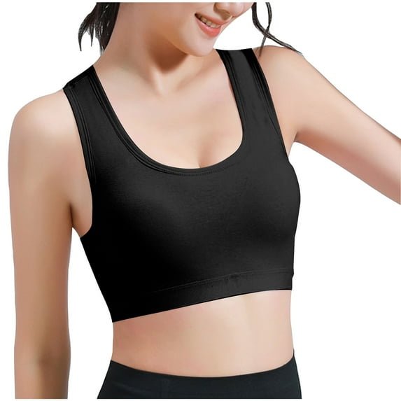 BSDJILFG Sports Bras For Women Large Bust with Pad Seamless Breathable Yoga Bras Workout Bras
