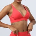 thumbnail image 1 of BSDJILFG Sports Bras for Women High Support Sexy Criss Cross Back Tunic Yoga Bras Christmas Gifts, 1 of 6