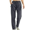 thumbnail image 1 of BSDJILFG Sports Pants for Women Comfy Quick Dry Ice Silk Elastic Waist on S-XXXL, 1 of 8