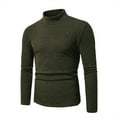 thumbnail image 1 of BSDJILFG Turtleneck Sweaters for Men Winter Casual Long Sleeve Crewneck Tops Pullover Loose Fit Outerwear Blouse ,M-3XL, 1 of 7
