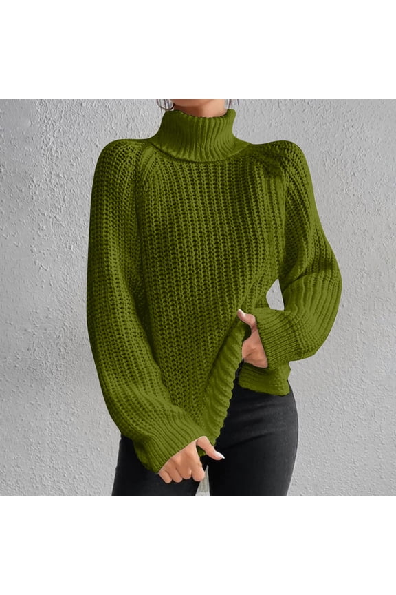 Turtleneck Sweaters for Women Plus Size Cable Knit Shirt Long Sleeve Trending Outfits,Heavyweight,S-3XL