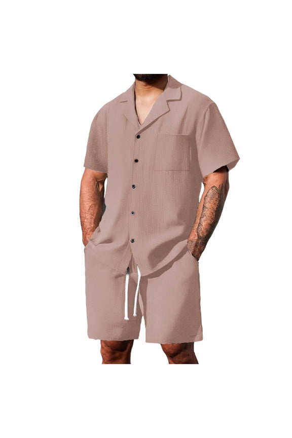 Valentines Pajamas Men Summer Casual Short Pajama Set Short Sleeve Valentines Pjs for Men,Father Birthday Day Gifts