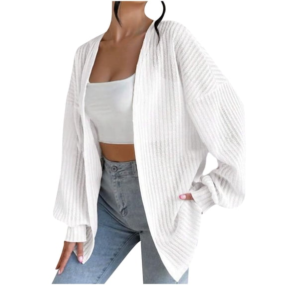 BSDJILFG Women's Swimsuit Cover Up ,Spring Summer 2025 New Trending Cardigan Soft Cotton Wide Shoulder Open Front Shirts