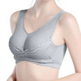 thumbnail image 1 of BSDJILFG Womens Bras Plus Size Wireless 100% Cotton Bras Seamless Stretch Yoga Workout Bras, 1 of 4
