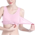 thumbnail image 1 of BSDJILFG Womens Bras Plus Size Wireless 100% Cotton Bras Seamless Stretch Yoga Workout Bras, 1 of 5