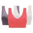 thumbnail image 1 of BSDJILFG Womens Sports Bras Multipack Yoga Bras Back Smoothing Seamless Wireless Longline Pullover Padded Bras ,S-4XL, 1 of 7