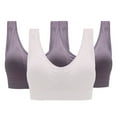 thumbnail image 1 of BSDJILFG Womens Sports Bras Multipack Yoga Bras Back Smoothing Seamless Wireless Longline Pullover Padded Bras ,S-4XL, 1 of 6