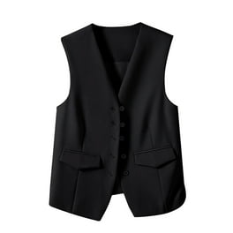 Imcute Women's Vintage Sleeveless V Neck Waistcoat Vest