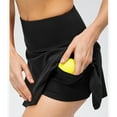 thumbnail image 1 of BSDJILFG Womens Tennis Skirt Athletic Skort with Pockets,Summer Quick Drying Mini Length Slit Short Golf Skirts, 1 of 8