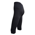thumbnail image 1 of BSDJILFG 50% , Yoga Pants for Women Plus Size Tummy Elastic Waist Stretch Capris Athletic Workout Pants for Women with Pockets on S-5XL, 1 of 4