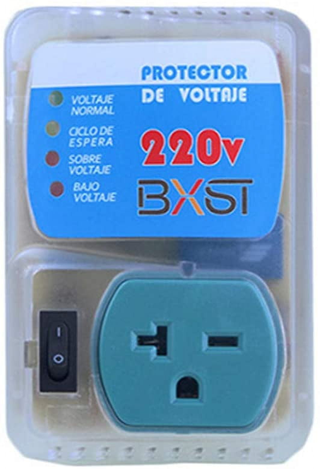 US Plug Home Appliance Surge Protector Power Suppressor Voltage Brownout  Outlet 220V 2400W 20A (1 Pack)